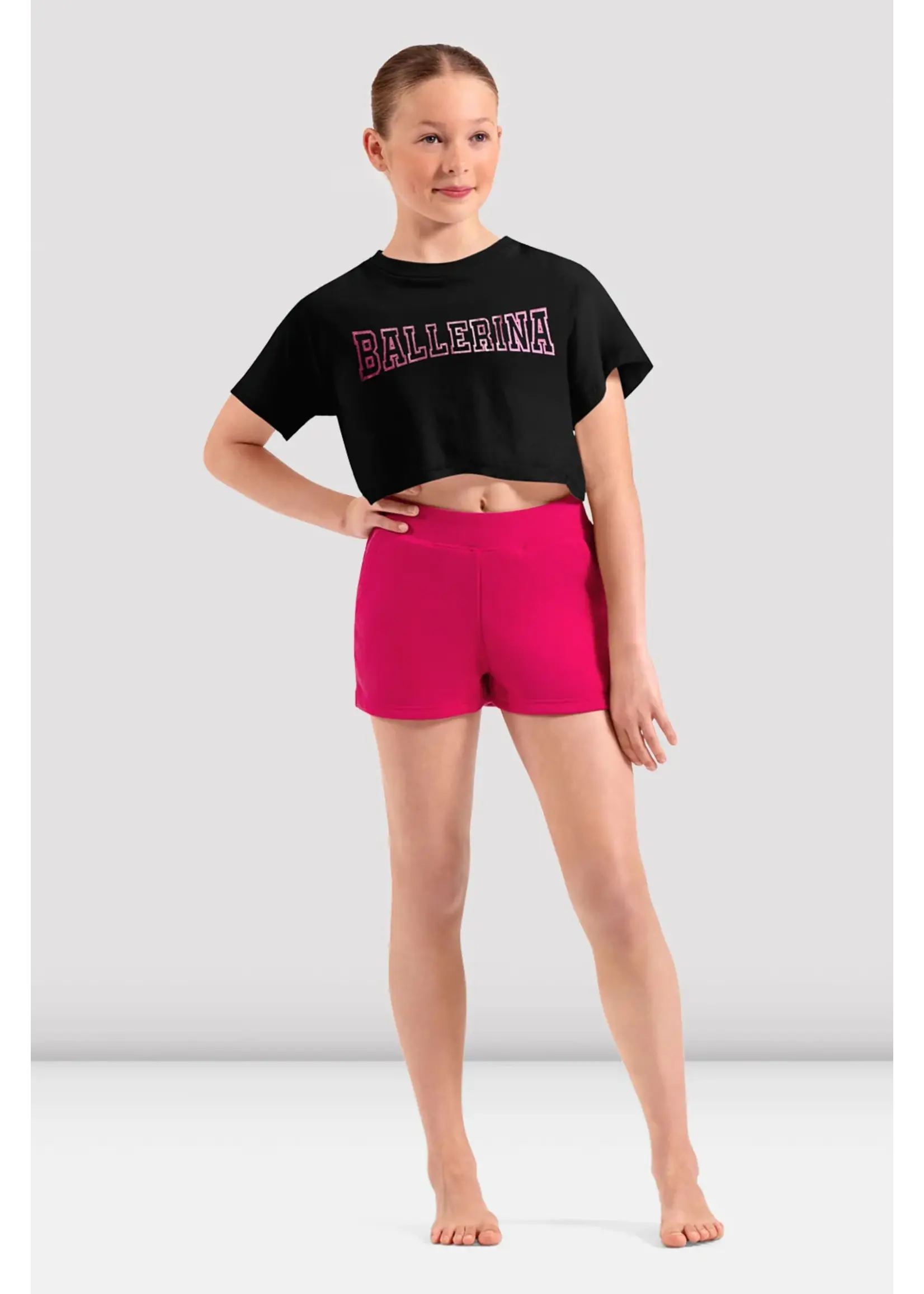 BLOCH & MIRELLA M30023C CHILD BALLERINA CROPPED T SHIRT