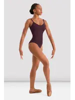 BLOCH & MIRELLA M70008LM ADULT FLORAL EMBROIDERED DETAIL CAMISOLE LEOTARD