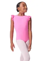 CAPEZIO & BUNHEADS ACB103C LITTLE HEARTS RUFFLE SLEEVE LEOTARD