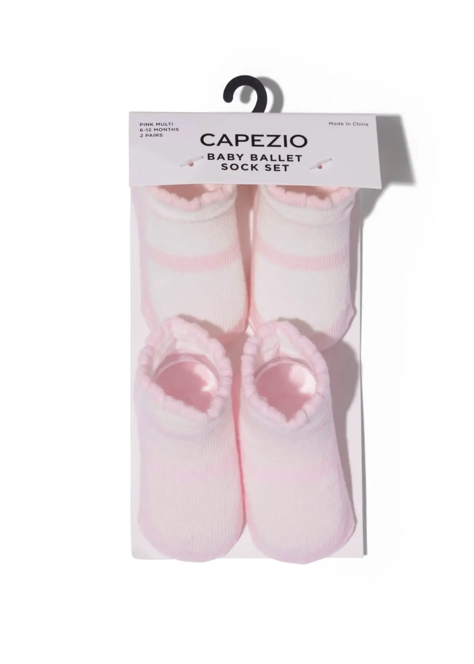 CAPEZIO & BUNHEADS ABC100C BALLET BABY SOCKS - SET OF 2 PAIR