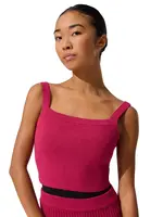 CAPEZIO & BUNHEADS ACK11010W MISE-EN-SCENE GERWIG TANK SWEATER TOP