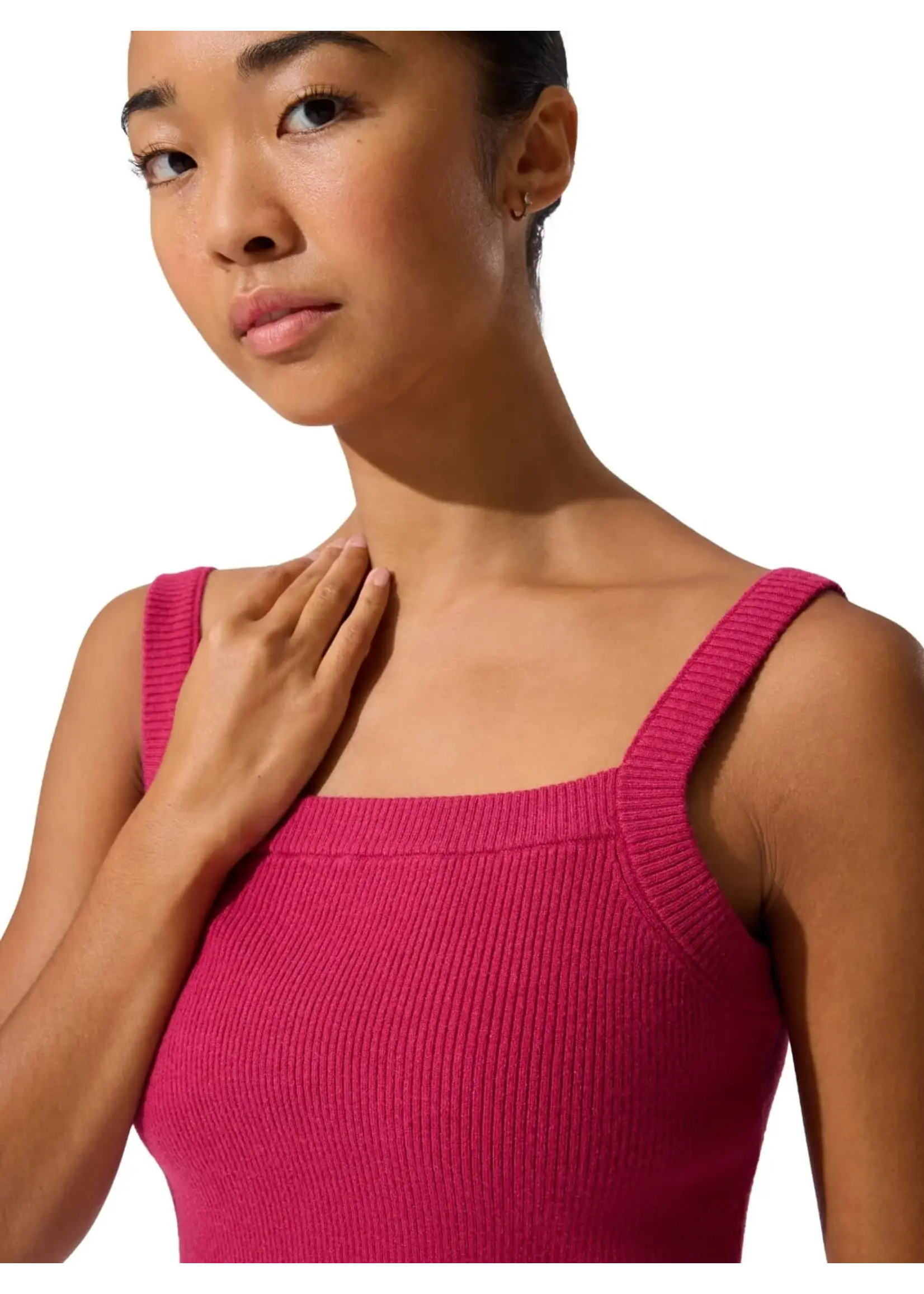 CAPEZIO & BUNHEADS ACK11010W MISE-EN-SCENE GERWIG TANK SWEATER TOP