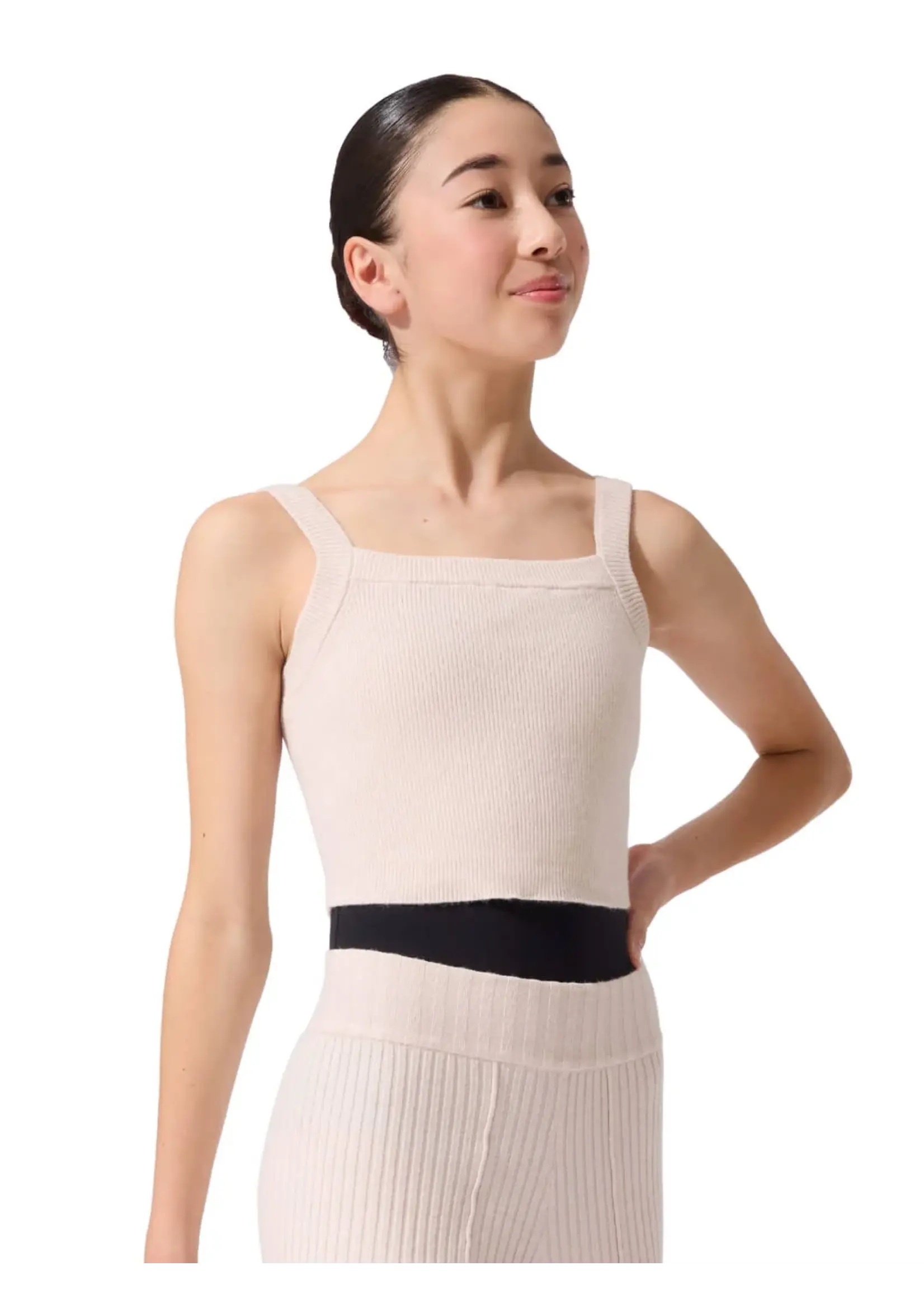 CAPEZIO & BUNHEADS ACK11010W MISE-EN-SCENE GERWIG TANK SWEATER TOP