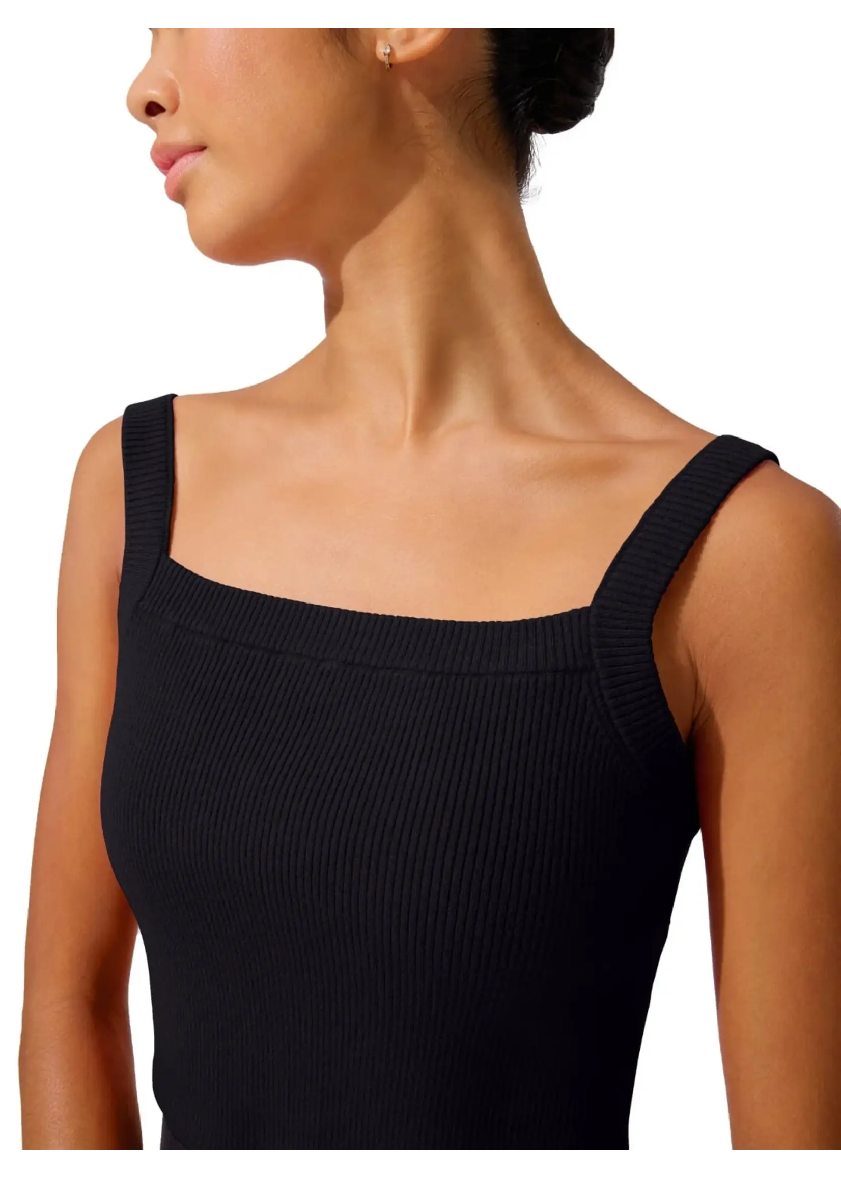 CAPEZIO & BUNHEADS ACK11010W MISE-EN-SCENE GERWIG TANK SWEATER TOP