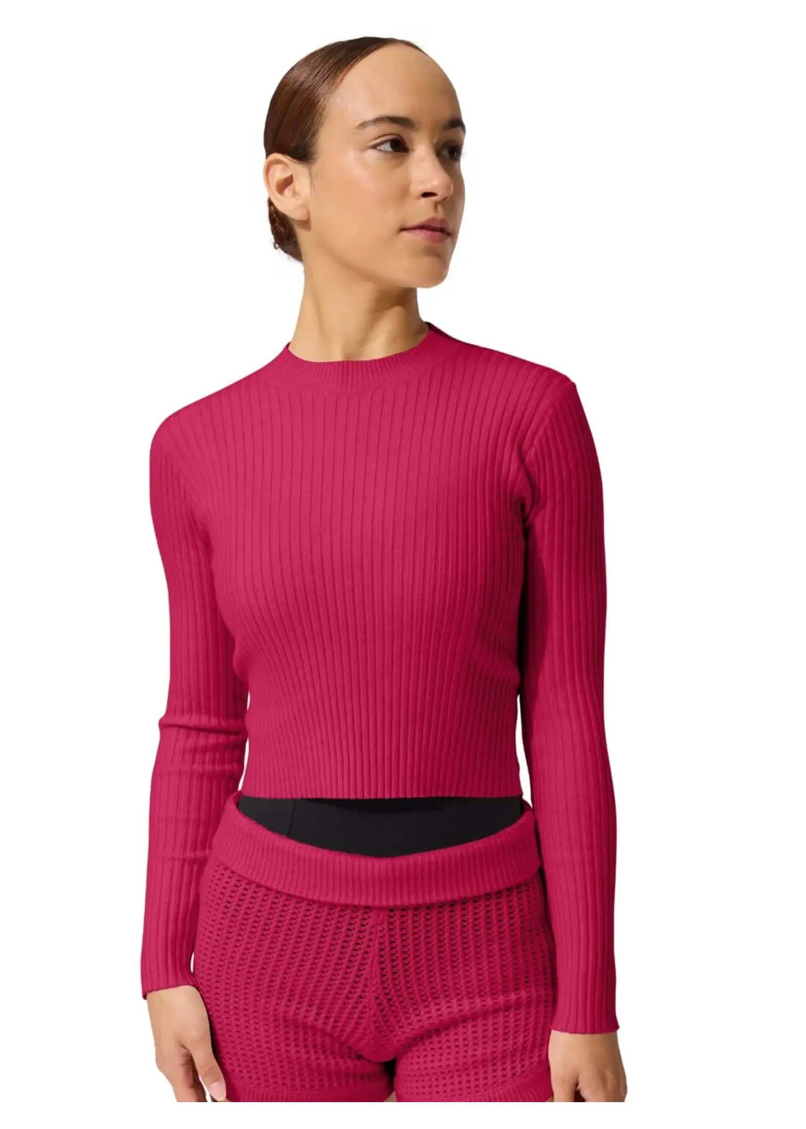 CAPEZIO & BUNHEADS ACK11012W MISE-EN-SCENE COPPOLA LONG SLEEVE SWEATER
