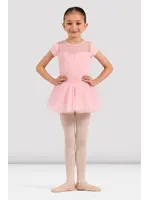 BLOCH & MIRELLA CL20012 NORA SWEETHEART GATHERED NECKLINE FLOCKED CAP SLEEVE TUTU LEOTARD