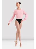 BLOCH & MIRELLA Z30042 DELILAH BOAT NECKLINE CABLE KNIT CROPPED SWEATER