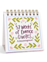 PIPPI POST DANCE QUOTES FLIP BOOK - 52 WEEKS OF ENCOURAGEMENT