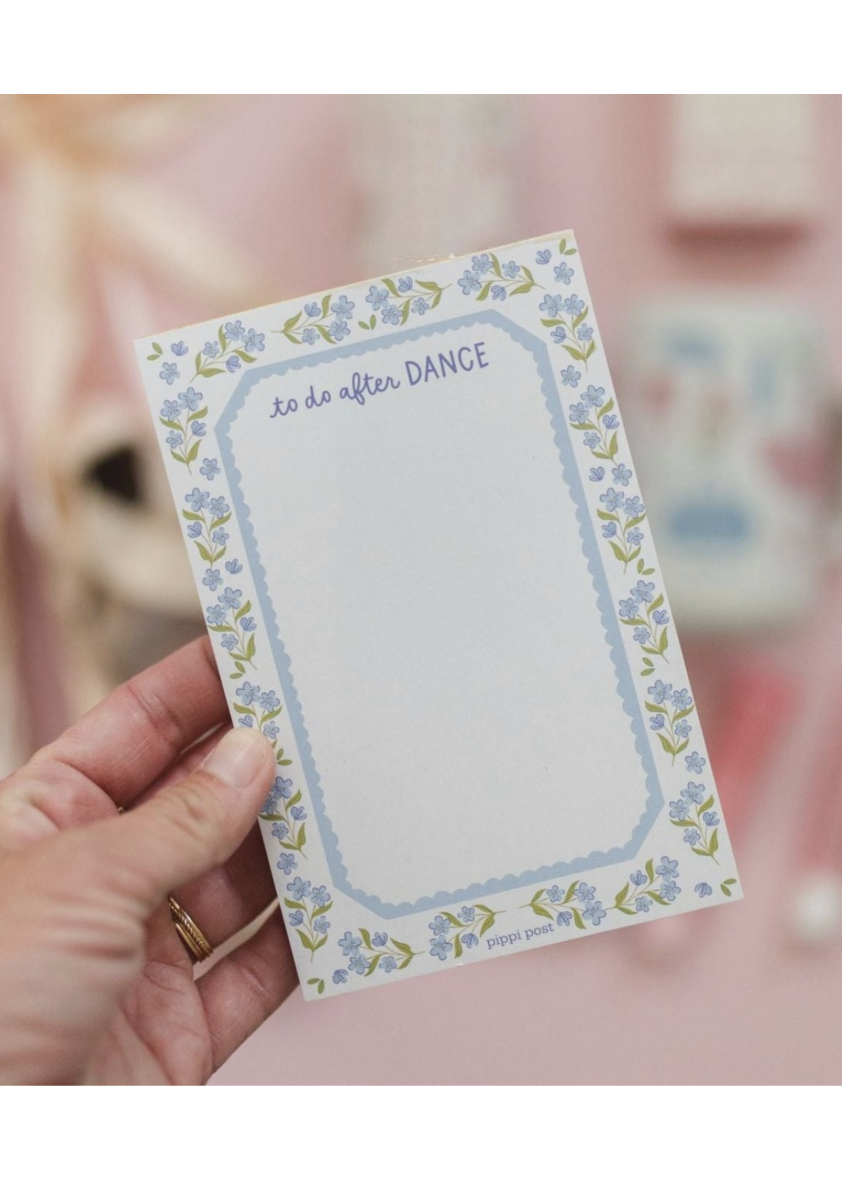 PIPPI POST TO DO AFTER DANCE 4x6 NOTEPAD