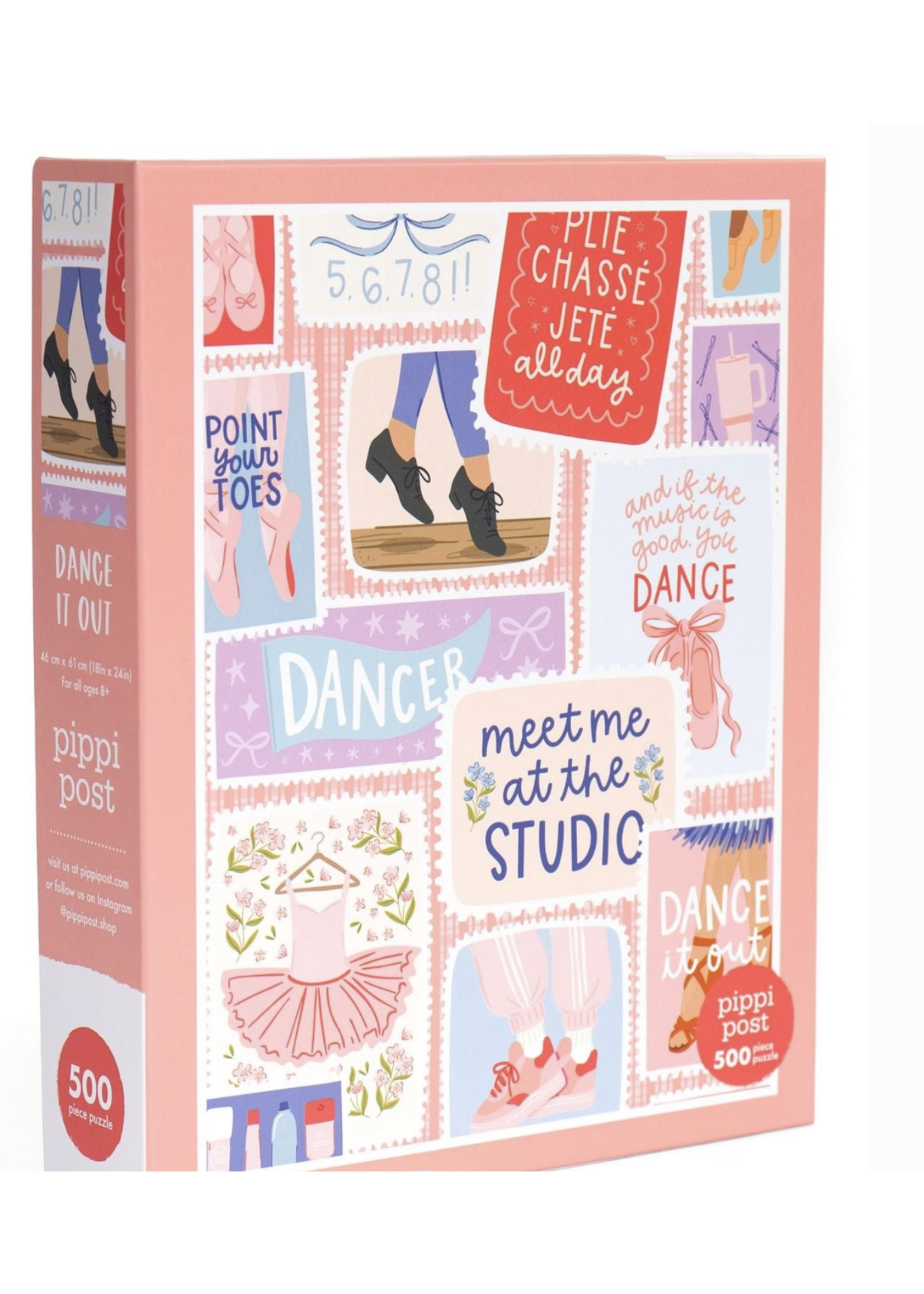 PIPPI POST DANCE IT OUT 500 PIECE JIGSAW PUZZLE
