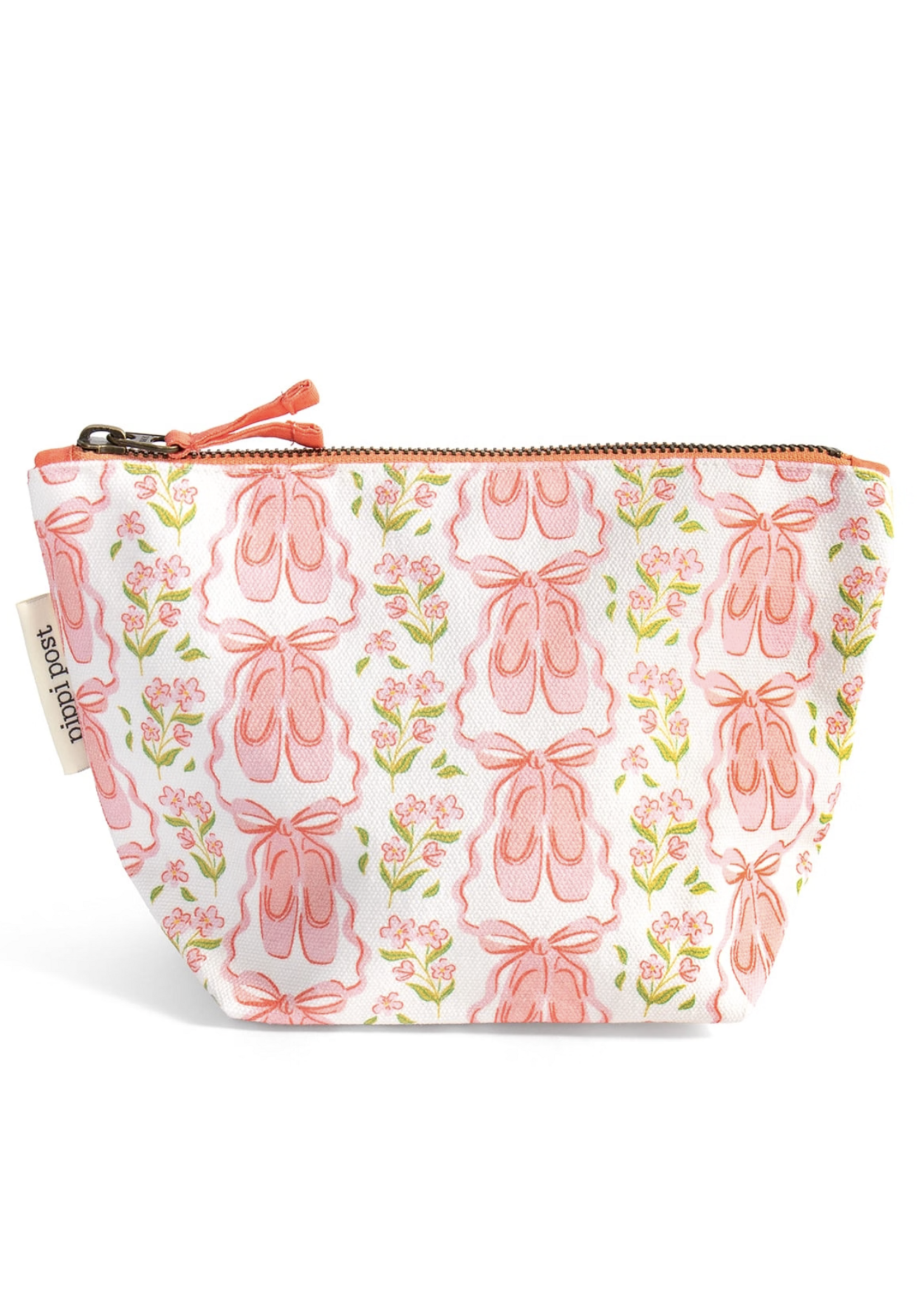 PIPPI POST BALLET SLIPPERS COSMETIC MAKE UP POUCH