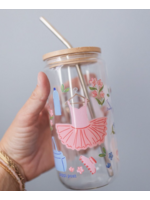 PIPPI POST DANCE IS LIFE ESSENTIALS GLASS CUP WITH BAMBOO LID