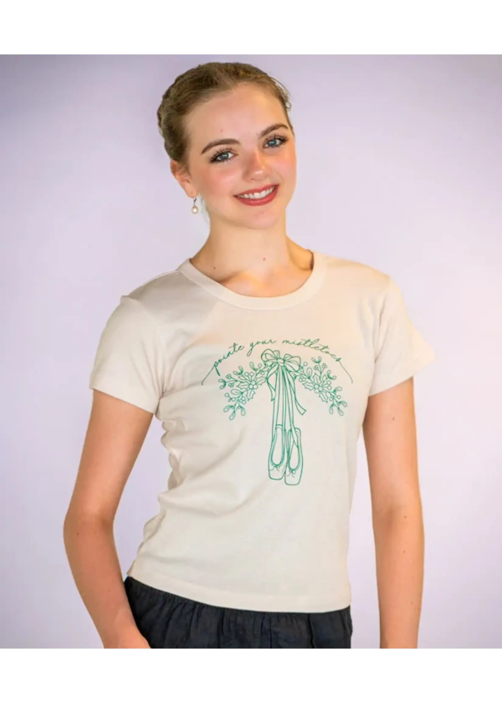 COVET DANCE POINTE YOUR MISTLETOES TSHIRT