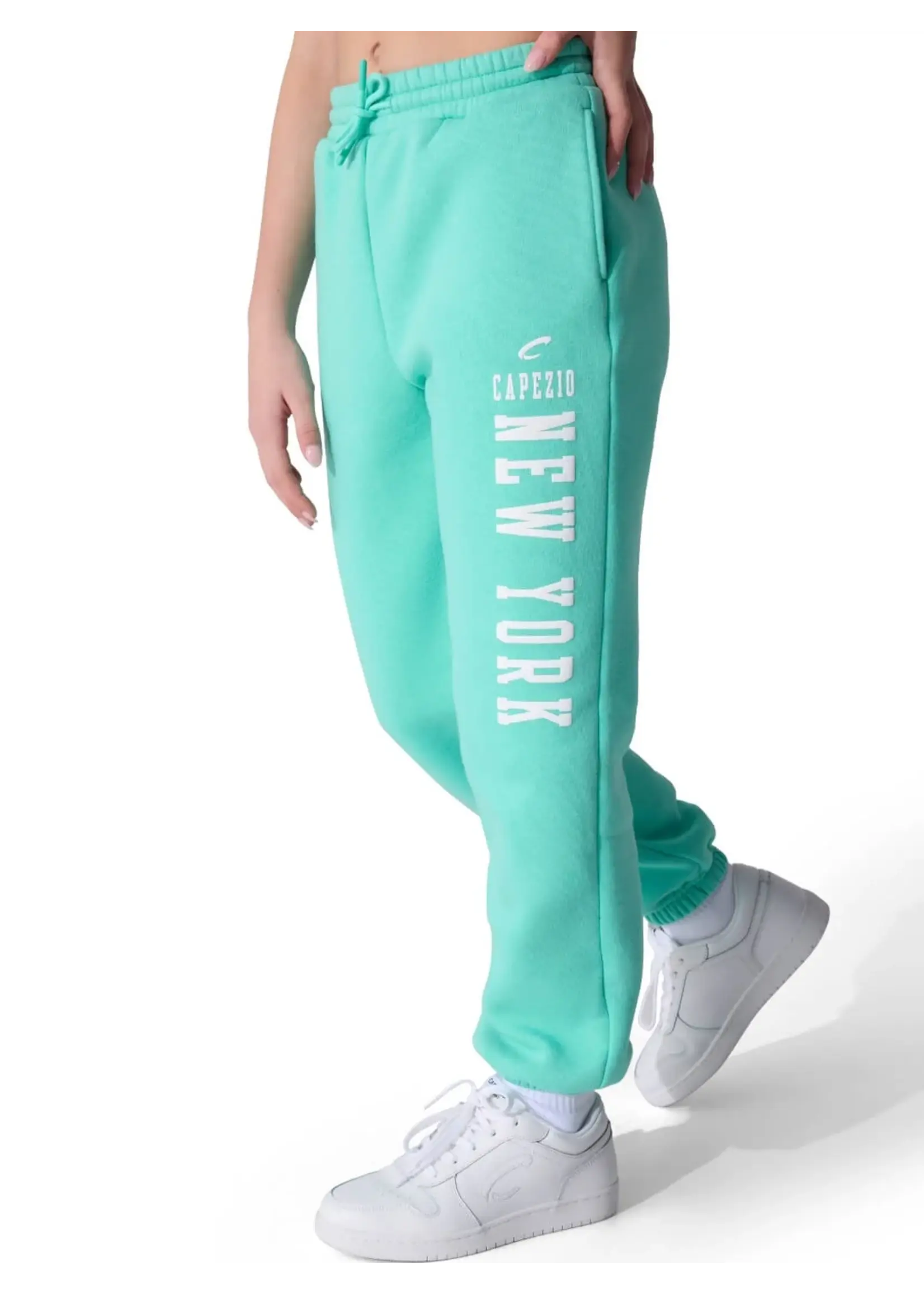 CAPEZIO & BUNHEADS AF13071C CHILD STRIDE LOGO JOGGER PANTS