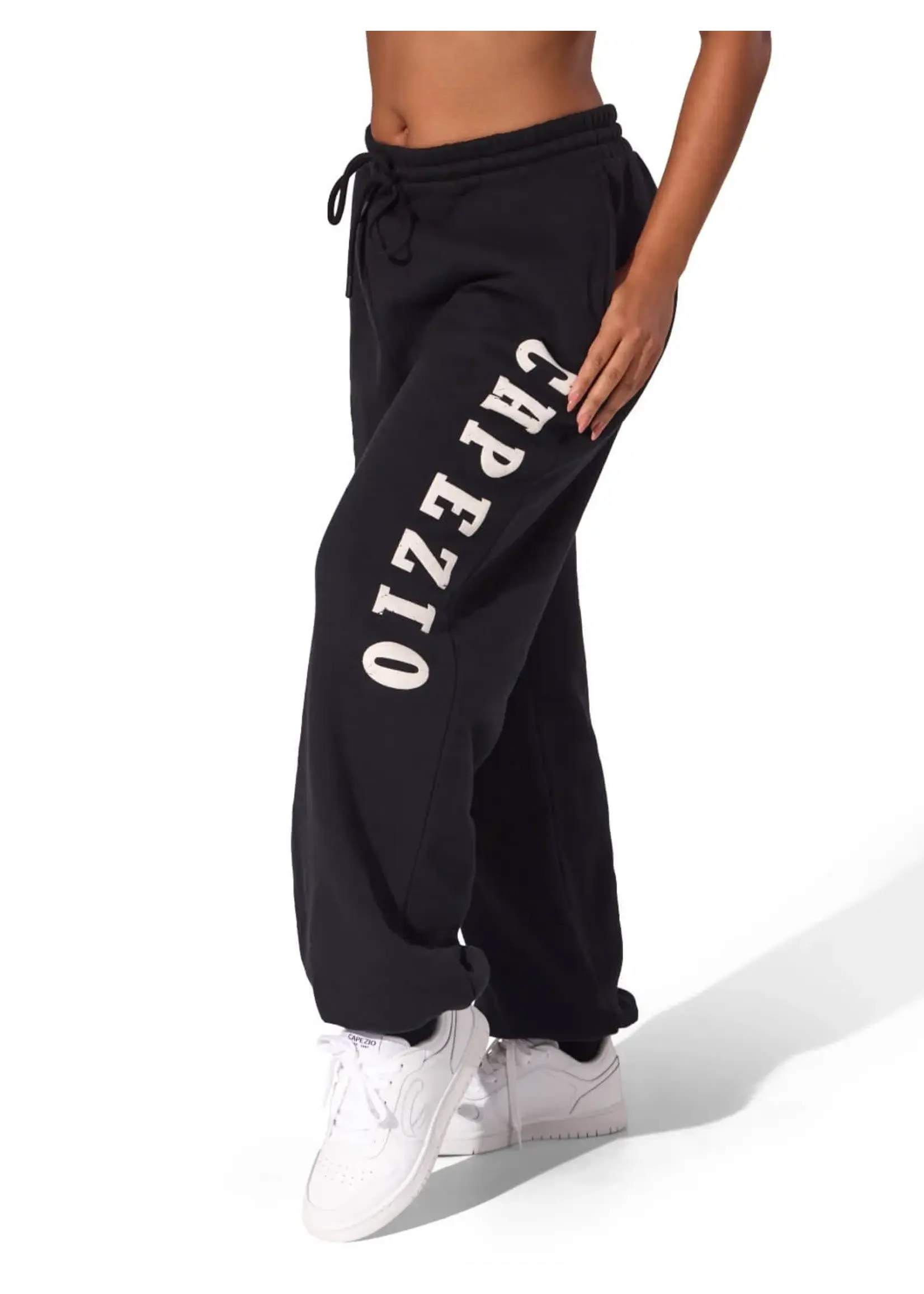 CAPEZIO & BUNHEADS AF13071C CHILD STRIDE LOGO JOGGER PANTS