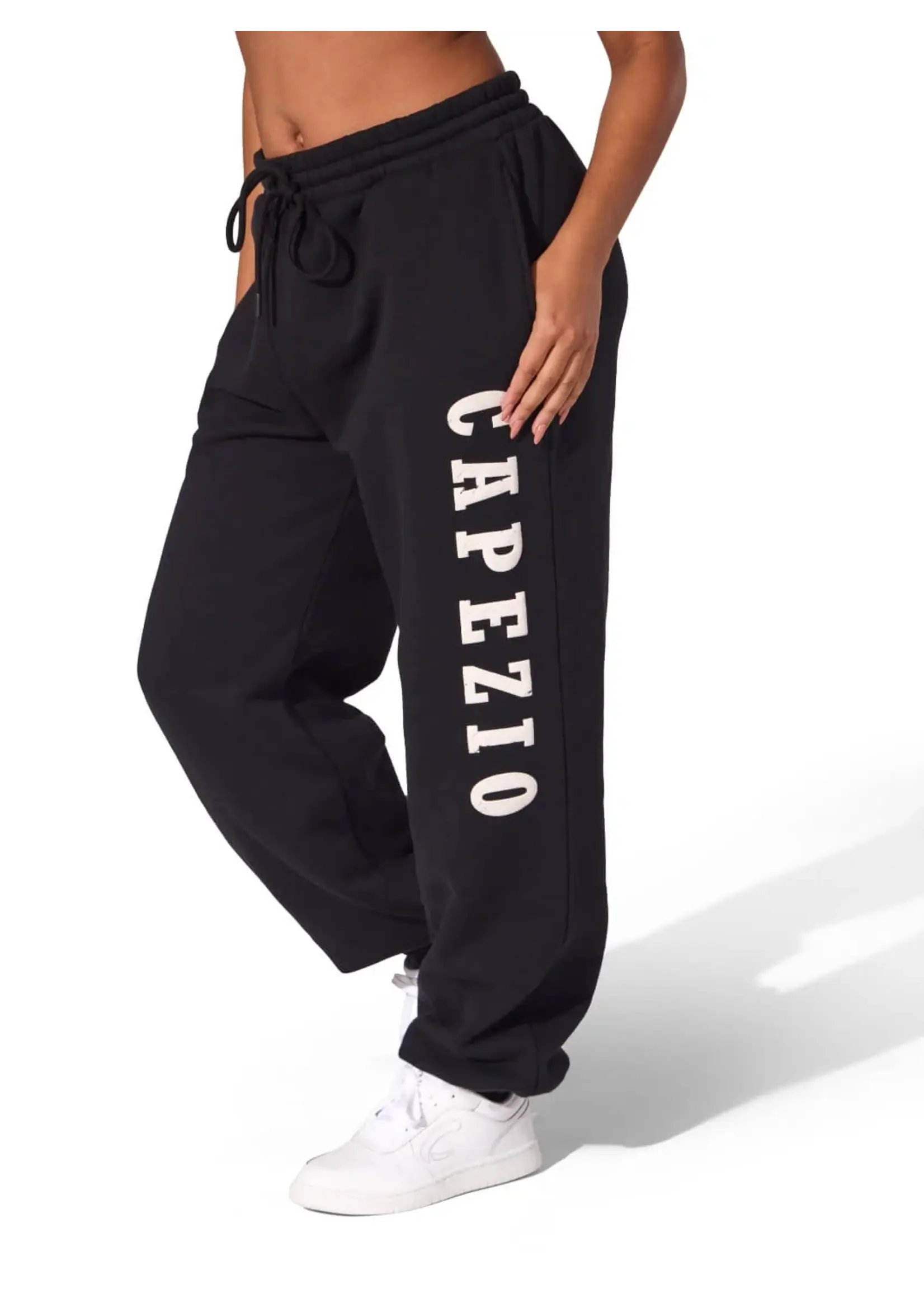CAPEZIO & BUNHEADS AF13071C CHILD STRIDE LOGO JOGGER PANTS