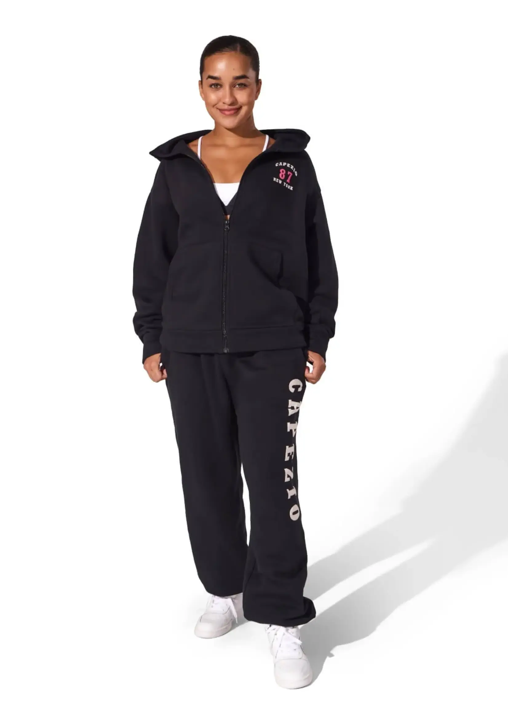 CAPEZIO & BUNHEADS AF13071C CHILD STRIDE LOGO JOGGER PANTS