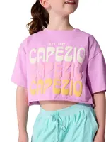 CAPEZIO & BUNHEADS AF13068C CHILD RETRO BOX CROPPED TEE