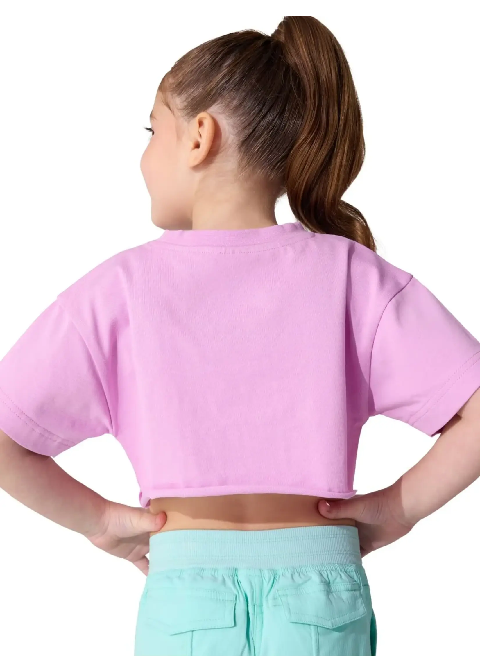 CAPEZIO & BUNHEADS AF13068C CHILD RETRO BOX CROPPED TEE