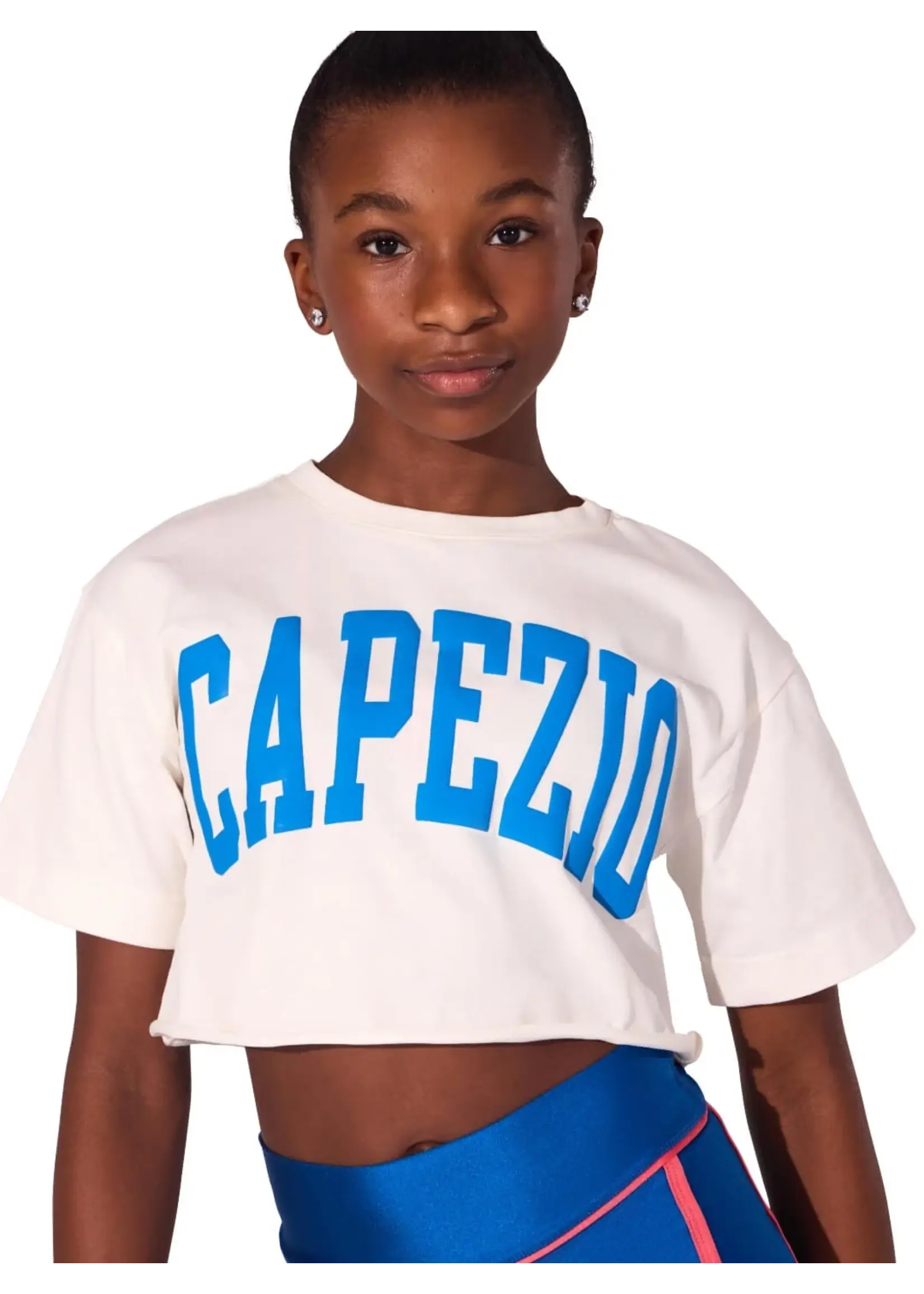 CAPEZIO & BUNHEADS AF13064C CHILD CAMPUS BOX COLLEGIATE STYLE TEE