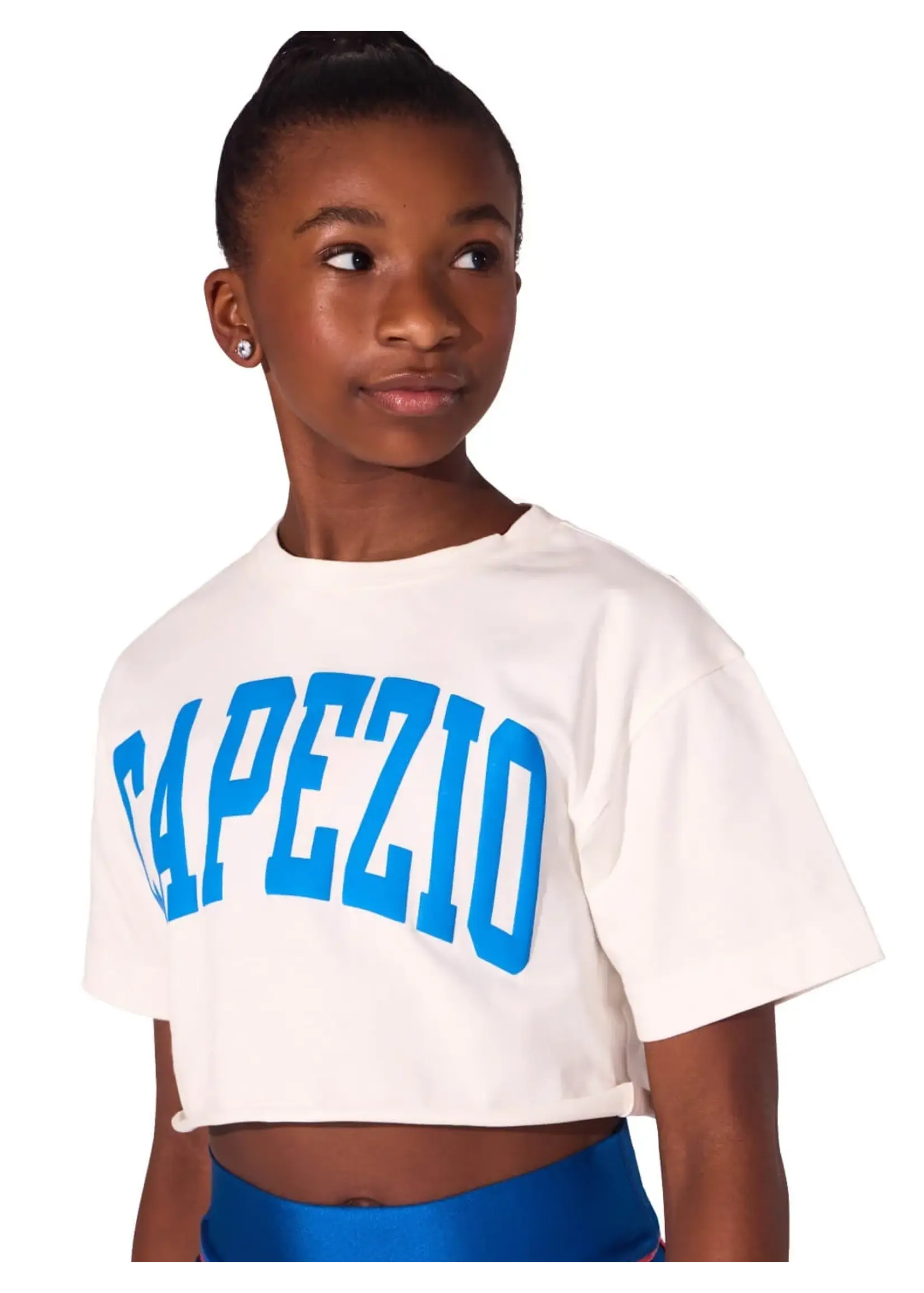 CAPEZIO & BUNHEADS AF13064C CHILD CAMPUS BOX COLLEGIATE STYLE TEE