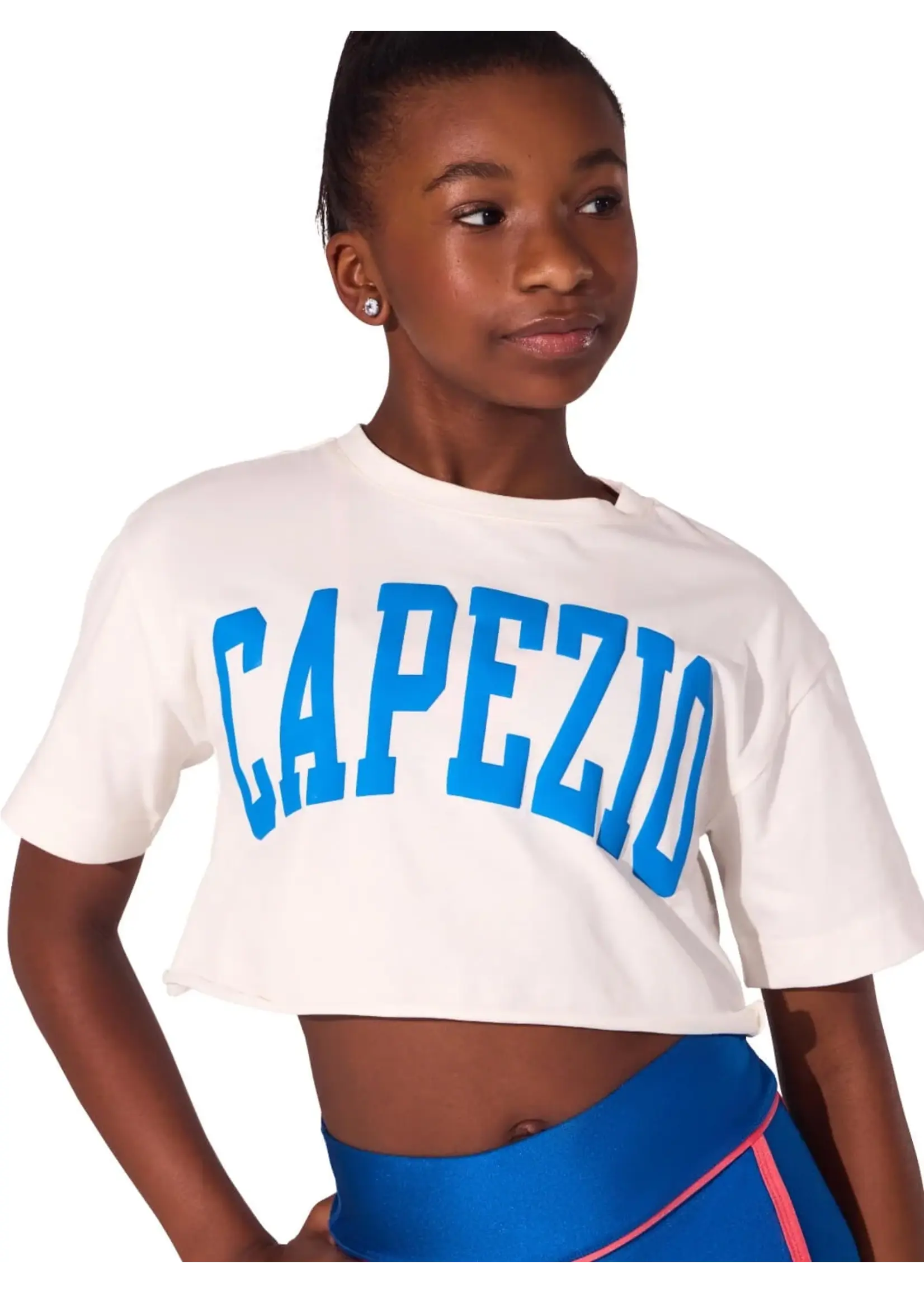 CAPEZIO & BUNHEADS AF13064C CHILD CAMPUS BOX COLLEGIATE STYLE TEE