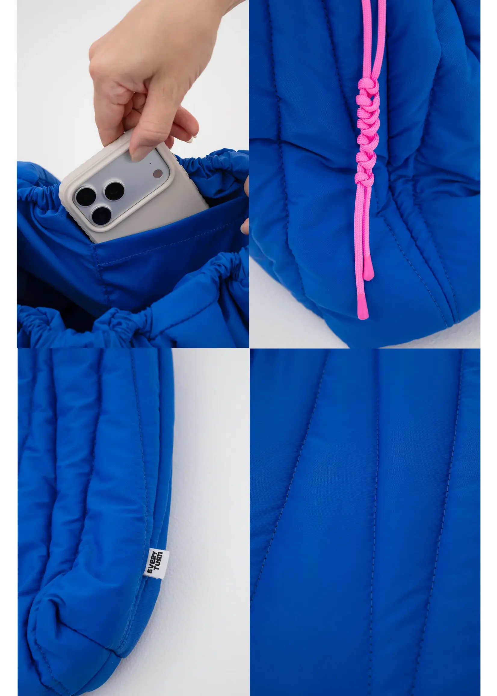 EVERY TURN 1051 GO GETTERS GYM BAG PUFFY TOTE