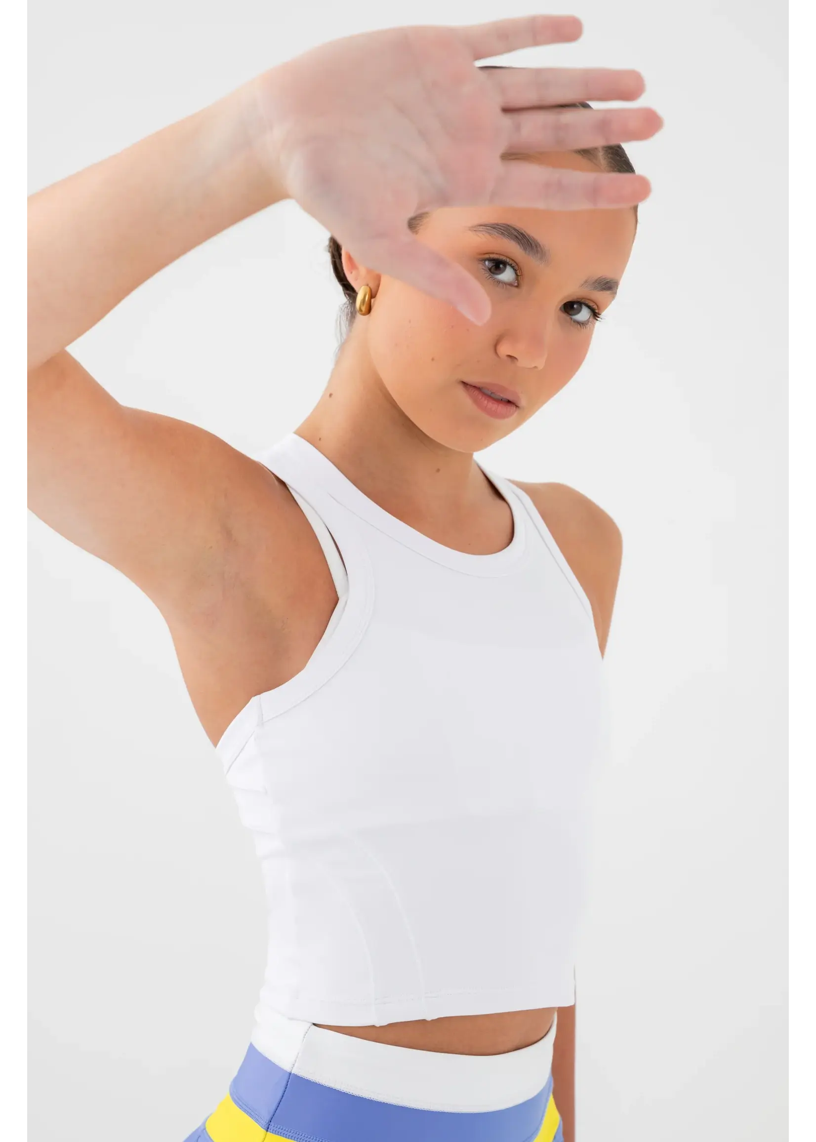 EVERY TURN ET2608 1049 EVERYDAY LONG LINE CROPPED SINGLET BRA TOP