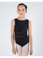 ENERGETIKS CL122 CHILDRENS LEXI MESH WAIST STRIPE LEOTARD