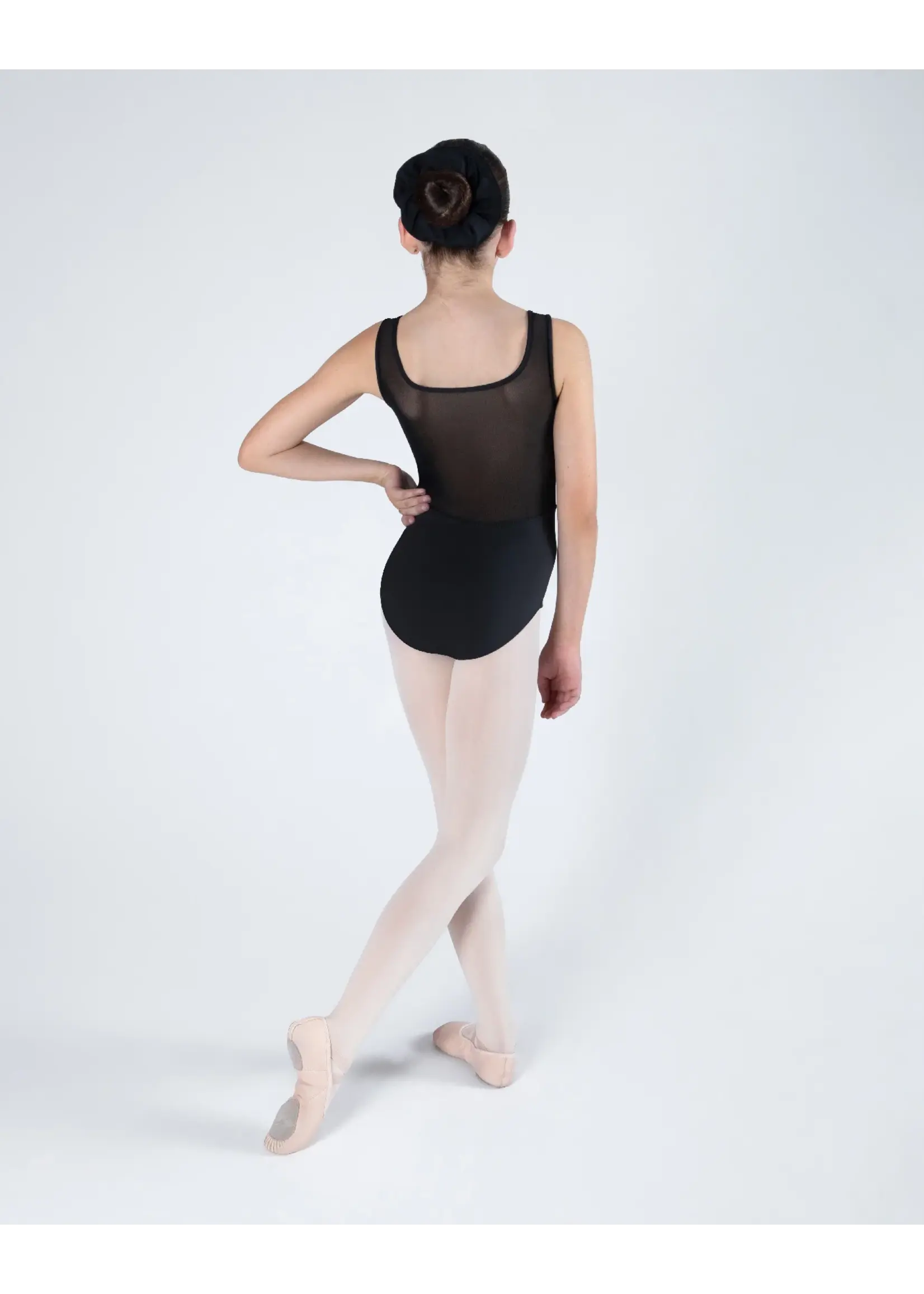 ENERGETIKS CL122 CHILDRENS LEXI MESH WAIST STRIPE LEOTARD
