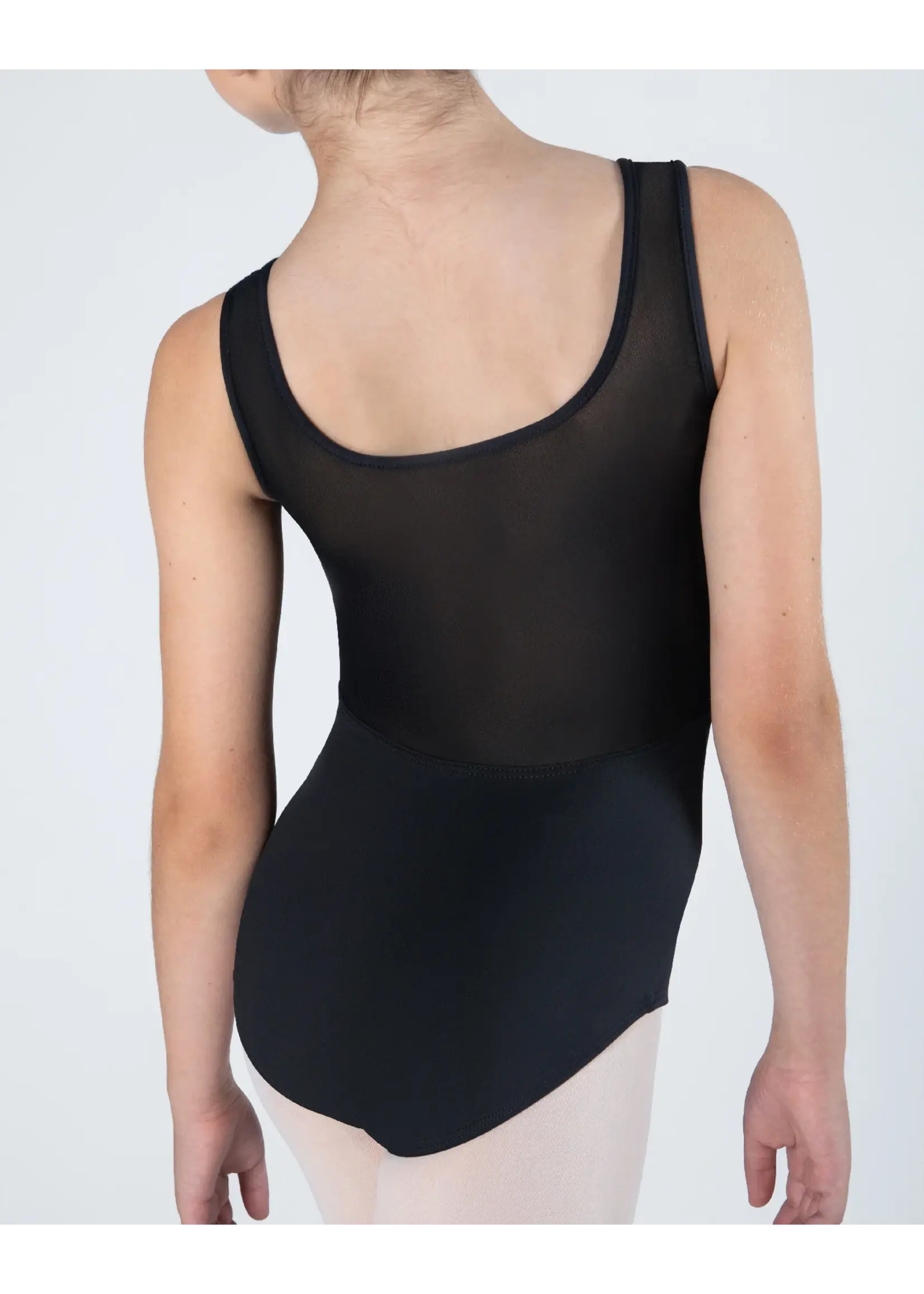 ENERGETIKS CL122 CHILDRENS LEXI MESH WAIST STRIPE LEOTARD