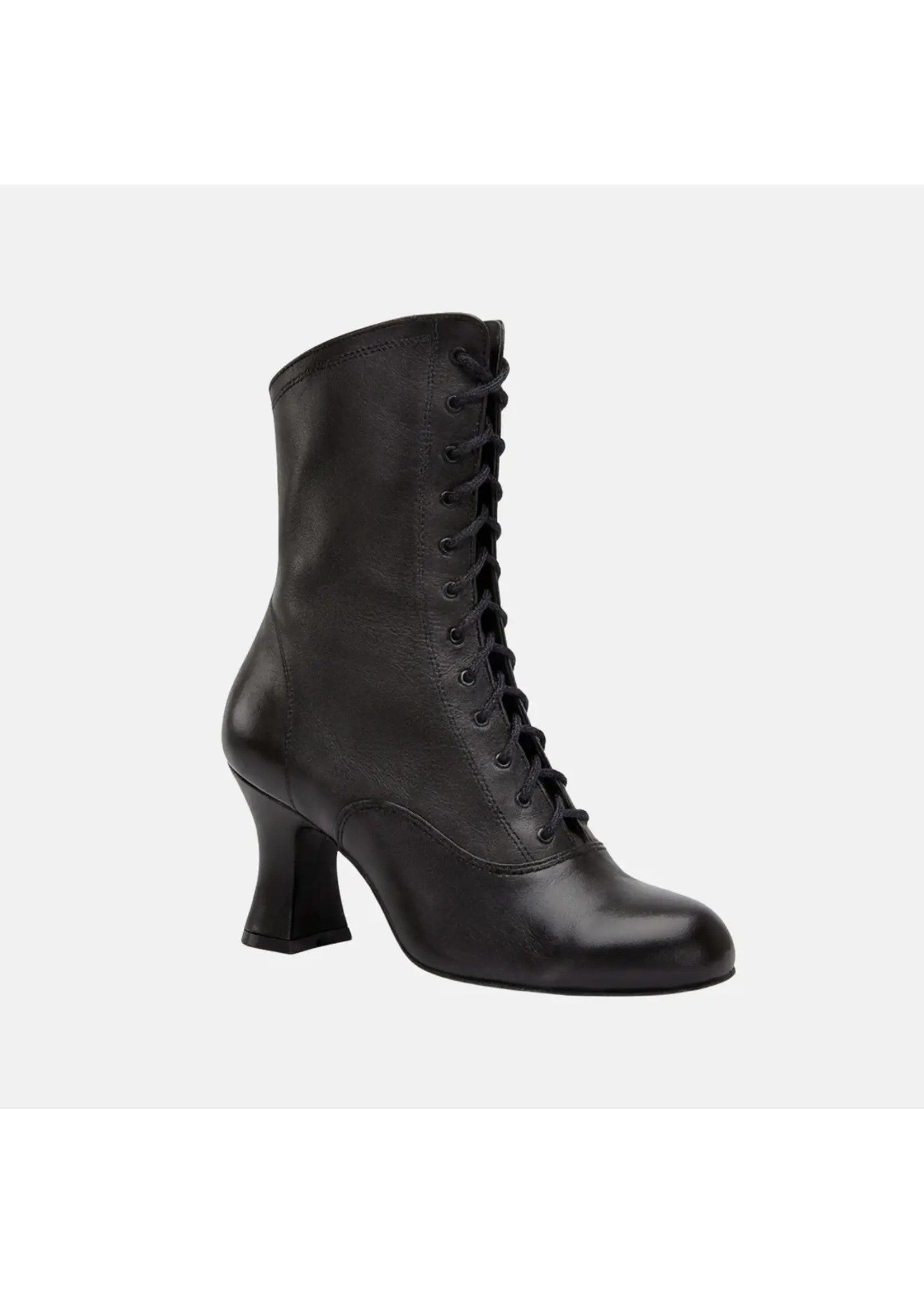 SO DANCA SD155 SHOW BOOT LACE UP/ZIP SIDE 2.5" MUSIC THEATRE JAZZ BOOT
