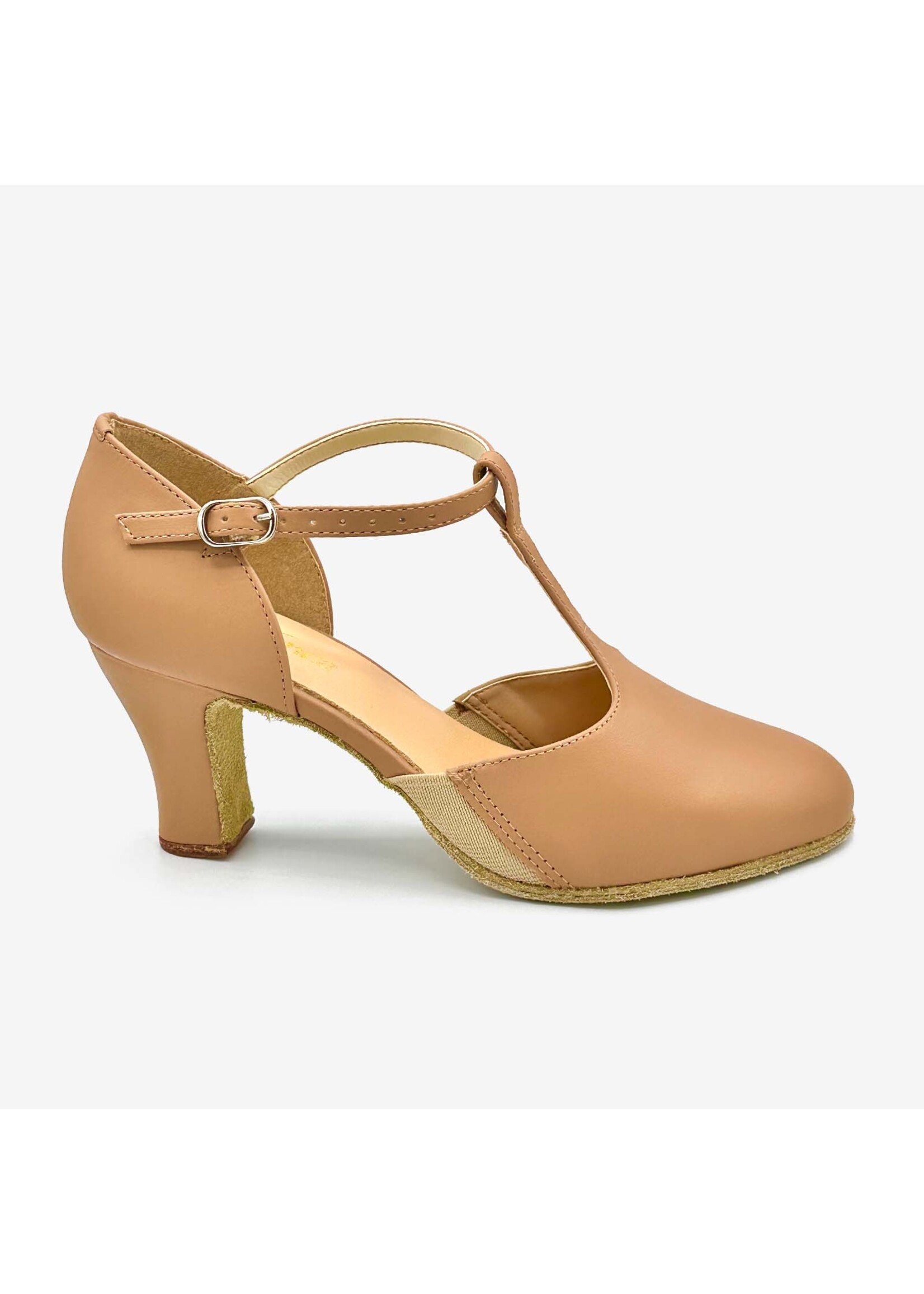 SO DANCA CH57 CONNIE T STRAP SUEDE SOLE CHARACTER SHOE