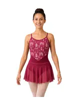 DANSHUZ 26134 NUTCRACKER PRINTED BODICE CAMISOLE LEOTARD