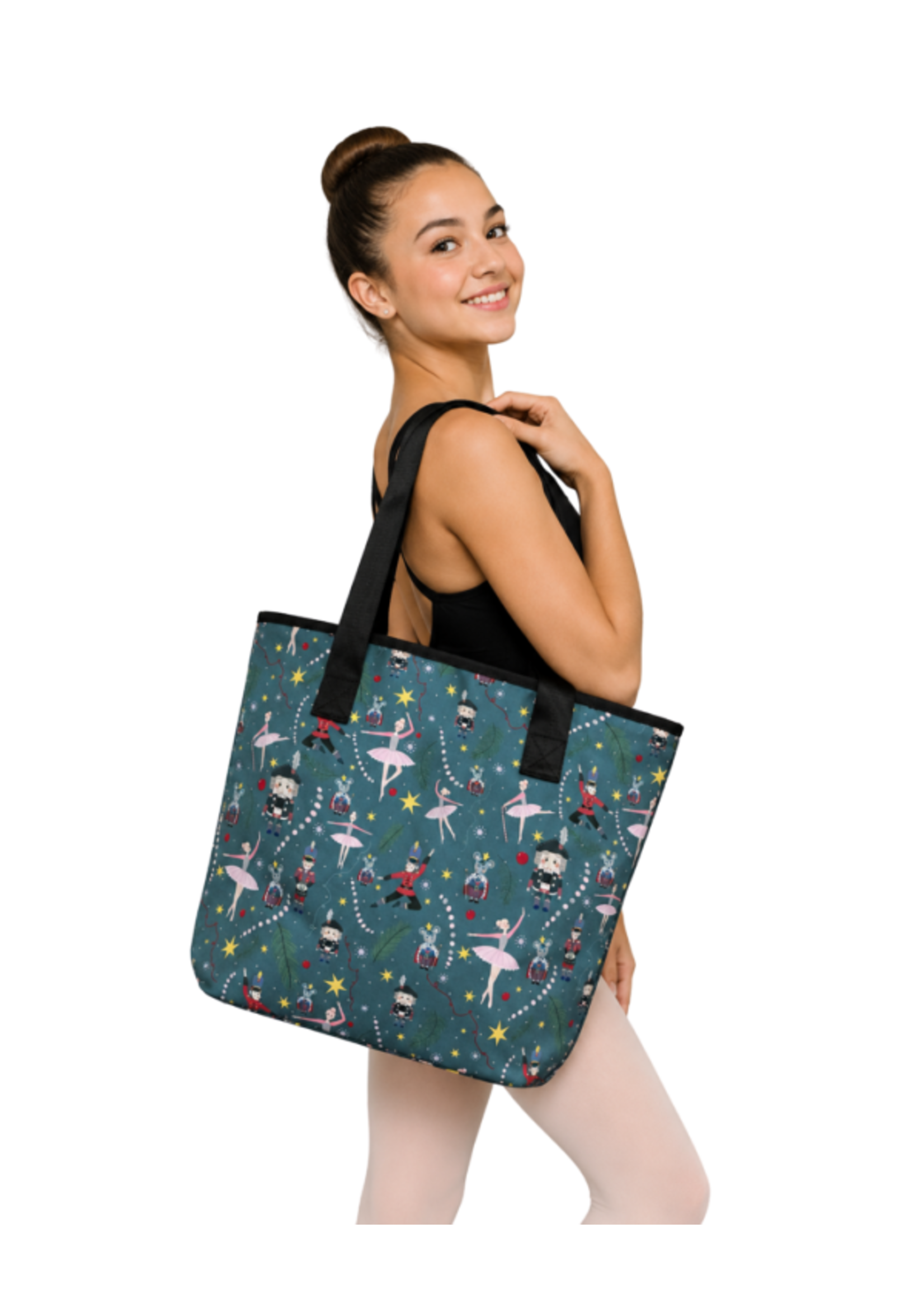 DANSHUZ B26540 B26541 NUTCRACKER TOTE BAG