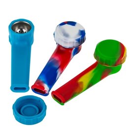 Silicone Pipe (S) w/ Metal Screen