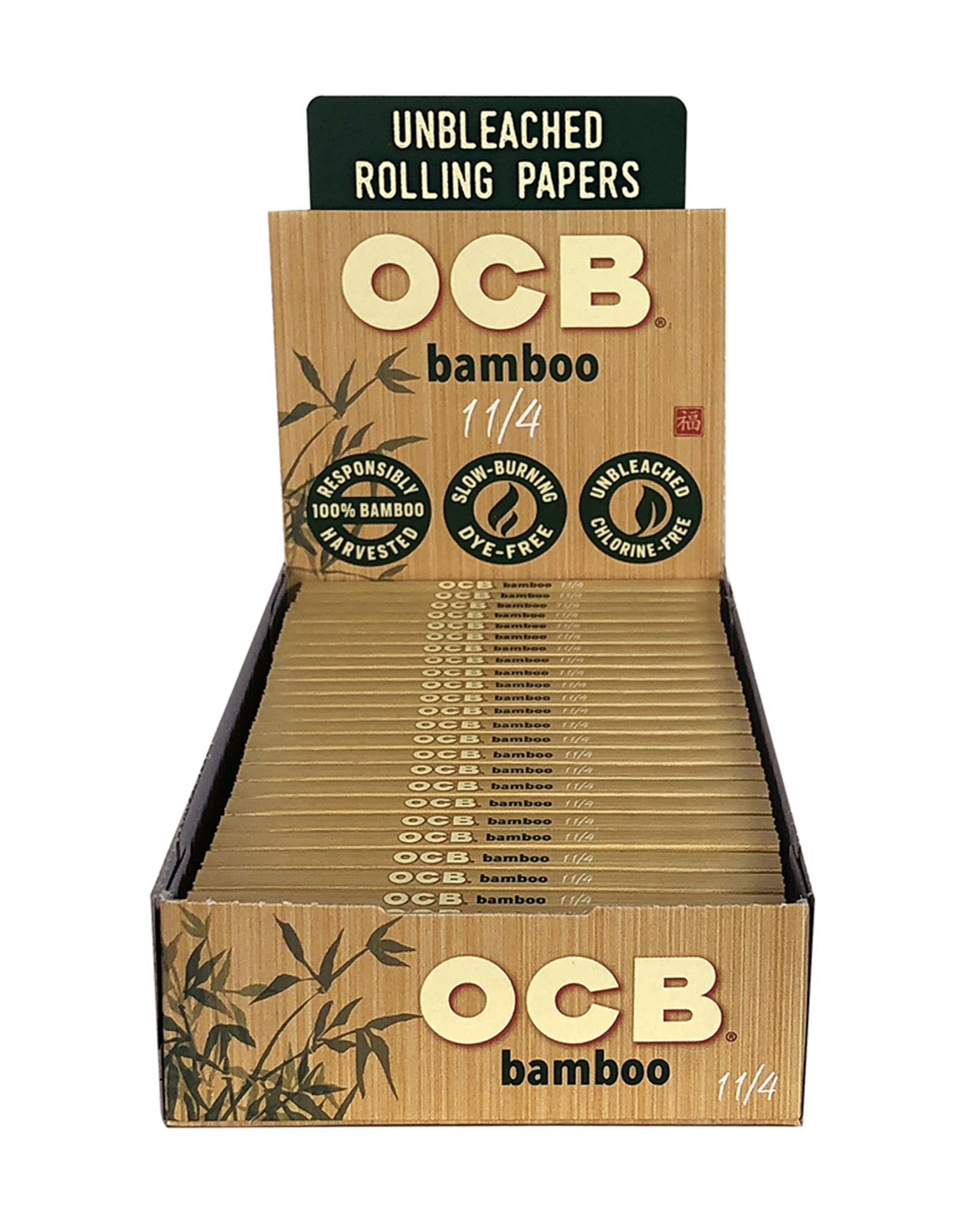 OCB OCB 1 1/4 Bamboo w/ Tips