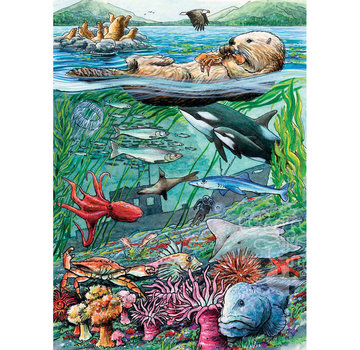 Cobble Hill Puzzles Cobble Hill Life on the Pacific Ocean Tray Puzzle 35pcs