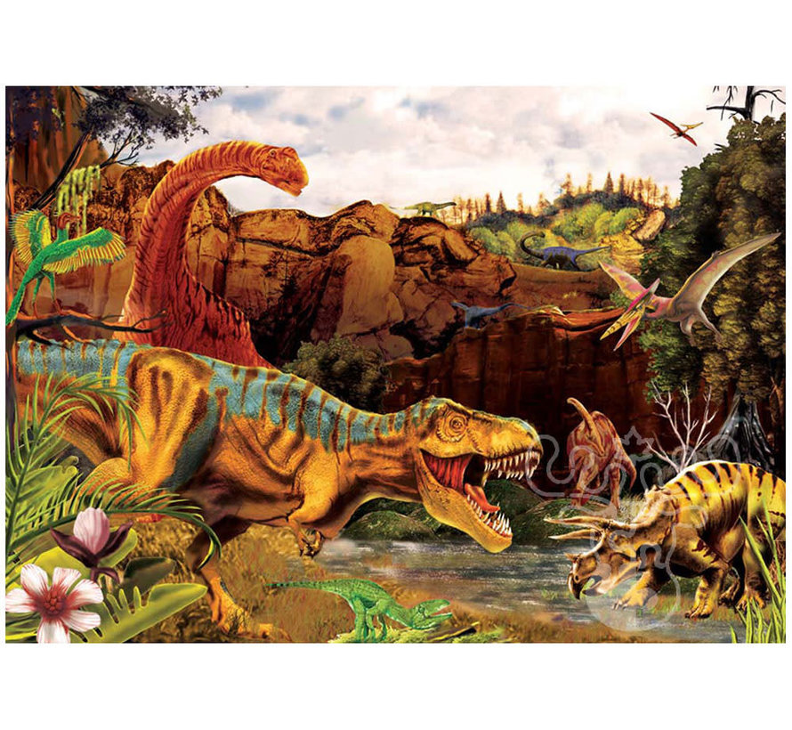 Cobble Hill Dino Story Tray Puzzle 35pcs
