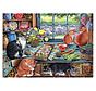 Cobble Hill Garden Shed Cats Tray Puzzle 35pcs