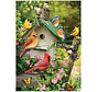 Cobble Hill Singing Around the Birdhouse Tray Puzzle 35pcs