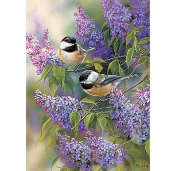 Cobble Hill Puzzles Cobble Hill Chickadee Duo Tray Puzzle 35pcs