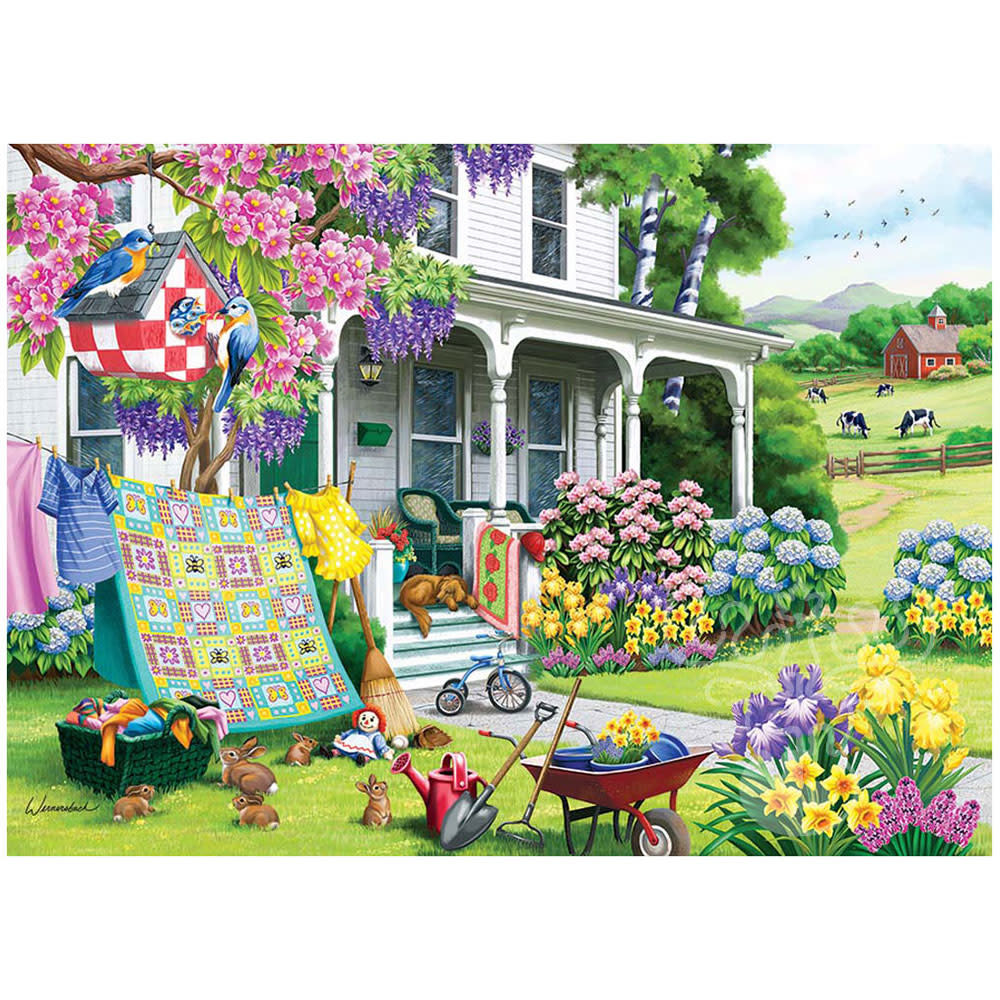 Cobble Hill Spring Cleaning Puzzle 500pcs Puzzles Canada