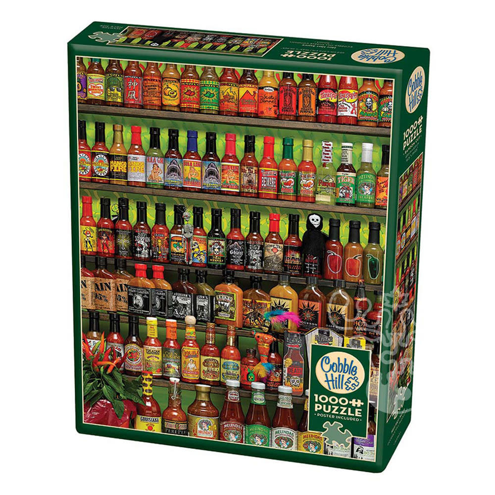 Cobble Hill Hot Hot Sauce Puzzle 1000pcs Puzzles Canada
