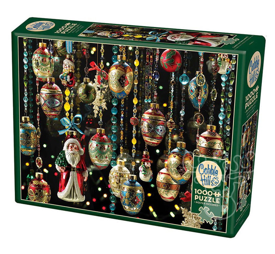 Cobble Hill Christmas Ornaments Puzzle 1000pcs Puzzles Canada