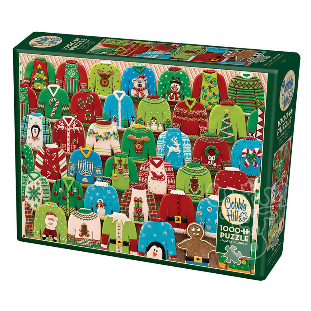 Cobble Hill Ugly Xmas Sweater Puzzle 1000pcs Puzzles Canada