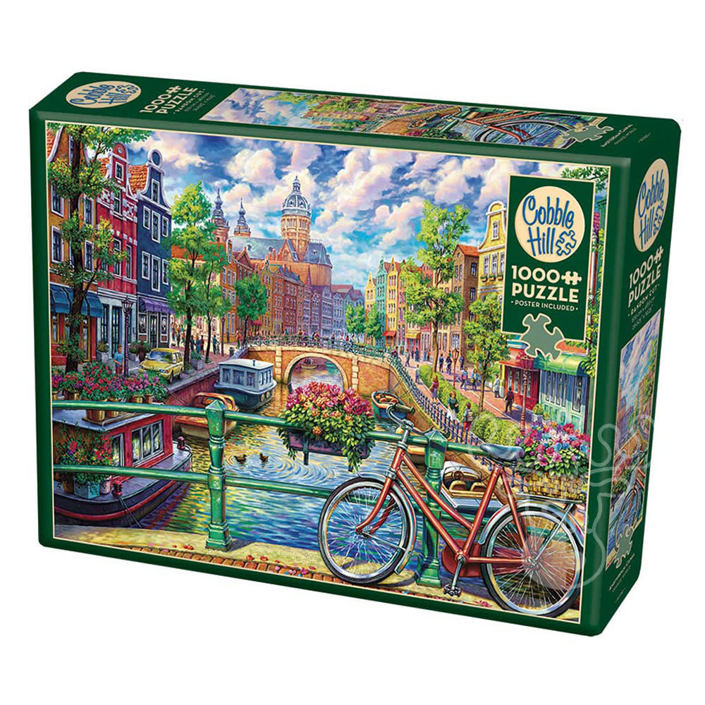 Cobble Hill Amsterdam Canal Puzzle 1000pcs Puzzles Canada