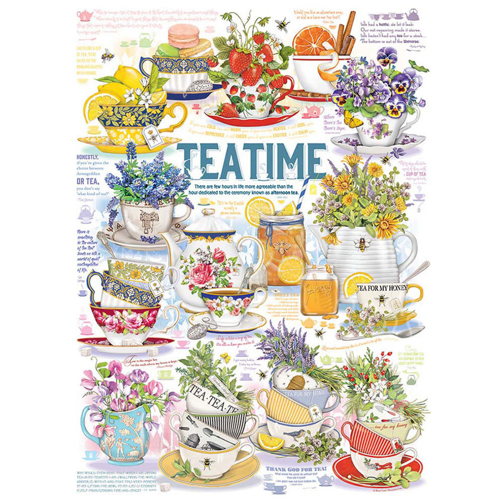 Cobble Hill Tea Time Puzzle 1000pcs Puzzles Canada