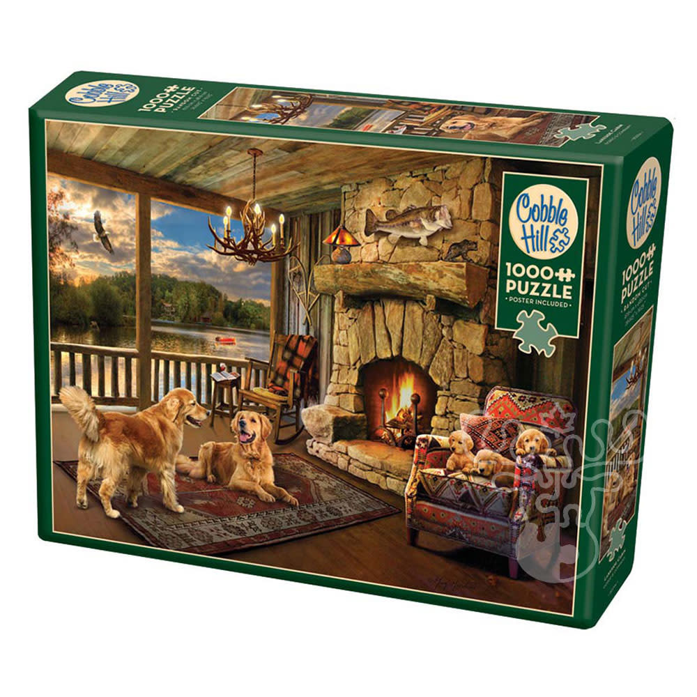 Cobble Hill Lakeside Cabin Puzzle 1000pcs Puzzles Canada