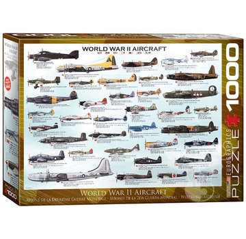 Eurographics Eurographics World War II Aircraft Puzzle 1000pcs